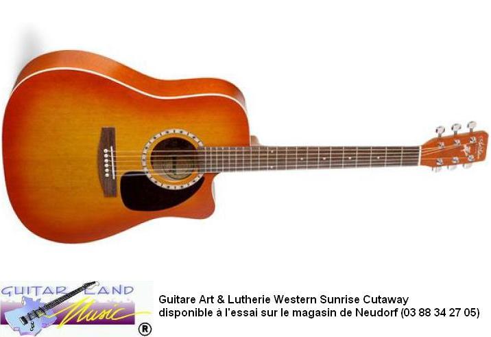 Guitare Art & Lutherie Western Sunrise Cutaway
